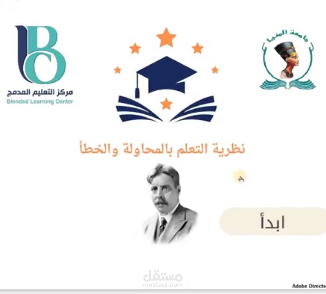 برمجية عن نظرية المحاولة والخطأ