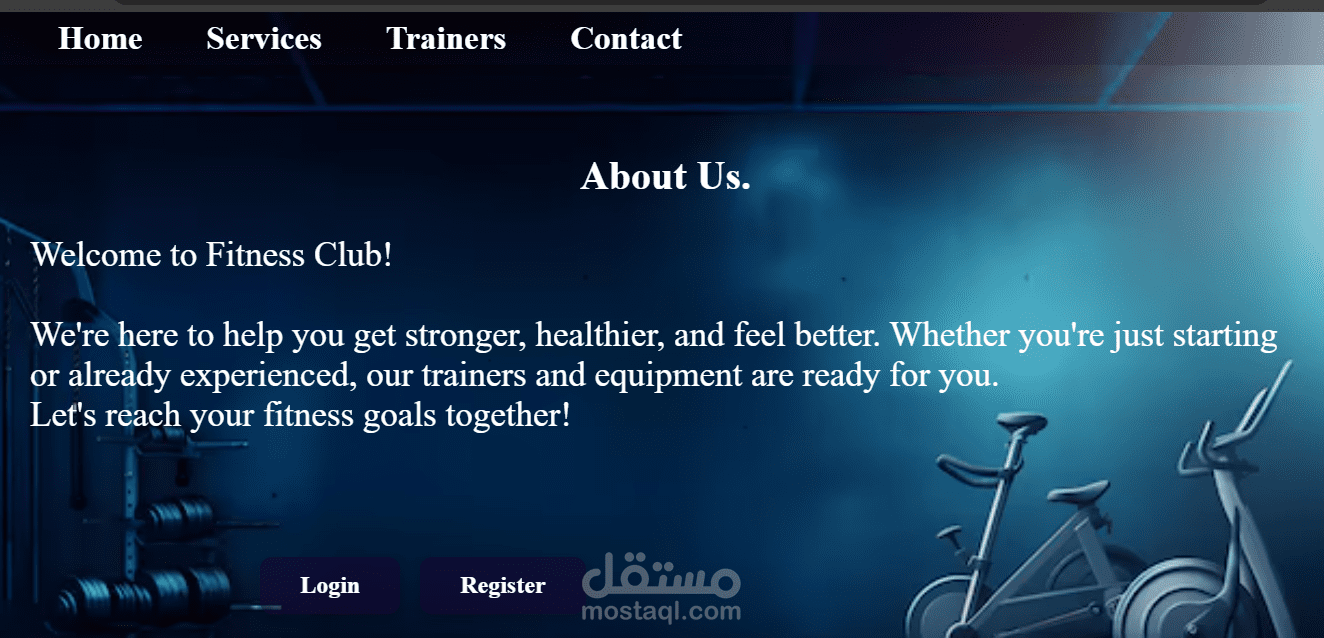 Portfolio For Gym