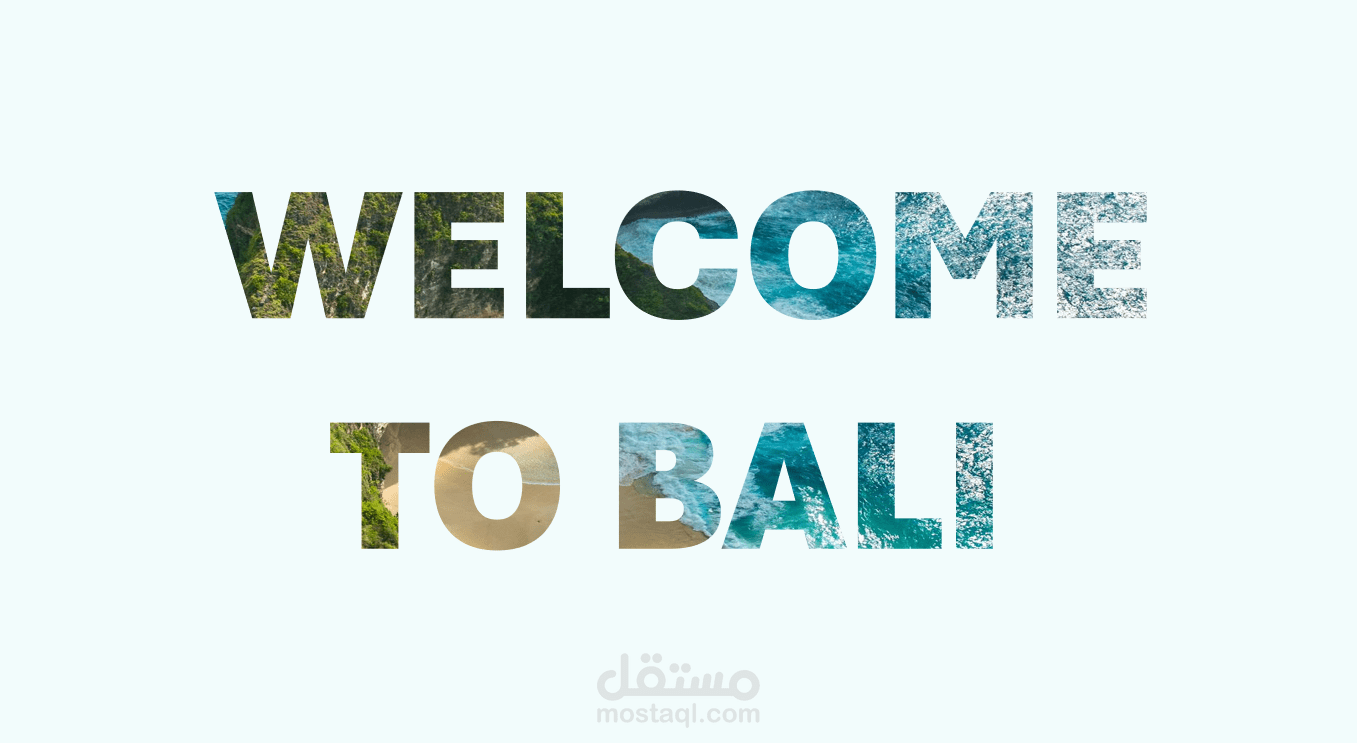 .Tourism Promotion for Bali