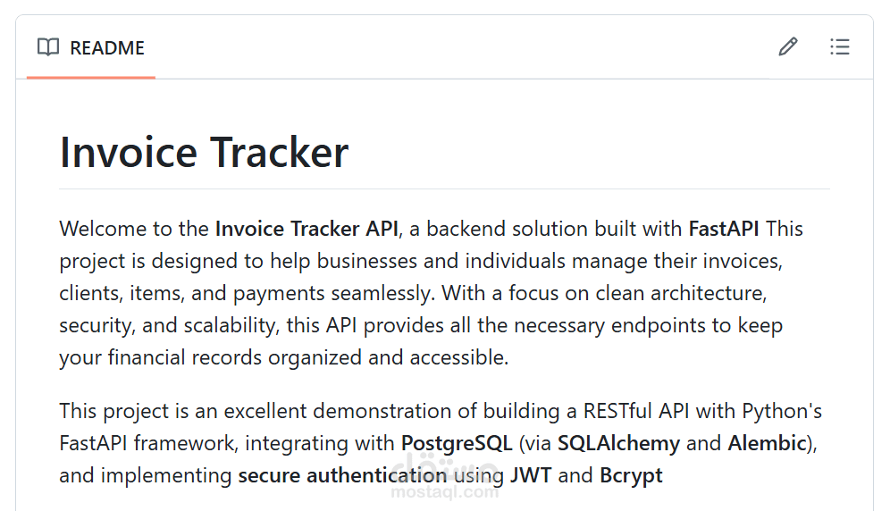 نظام الفواتير - Invoice Tracker
