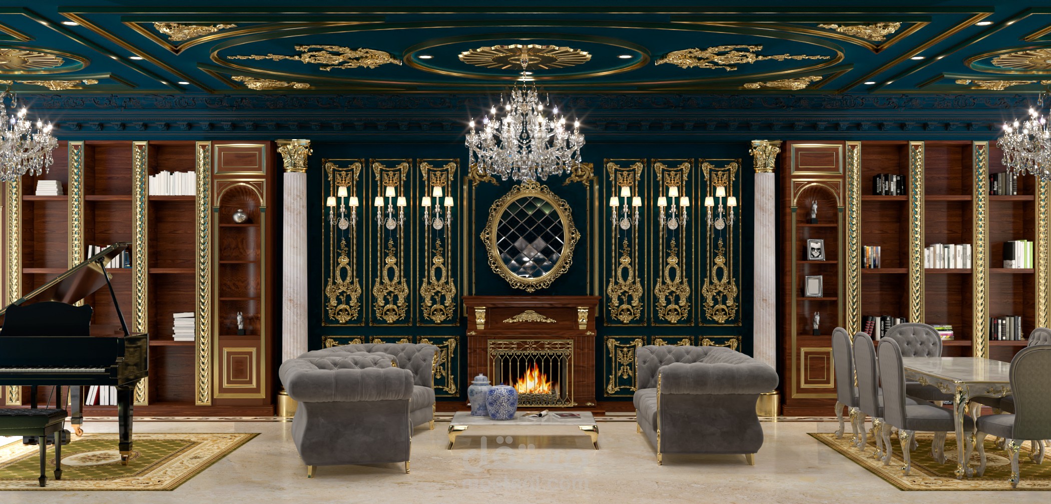 Workshop Training Project-Luxury Classical Majlis