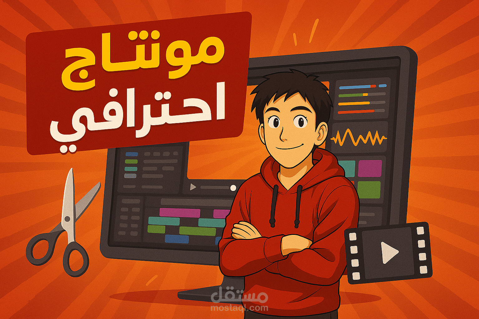 مونتاج فيديوهات يوتيوب احترافي