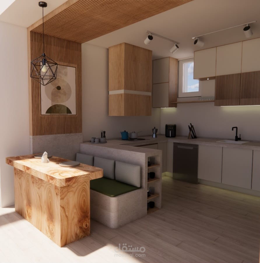 تصميم داخلي لمطبخ