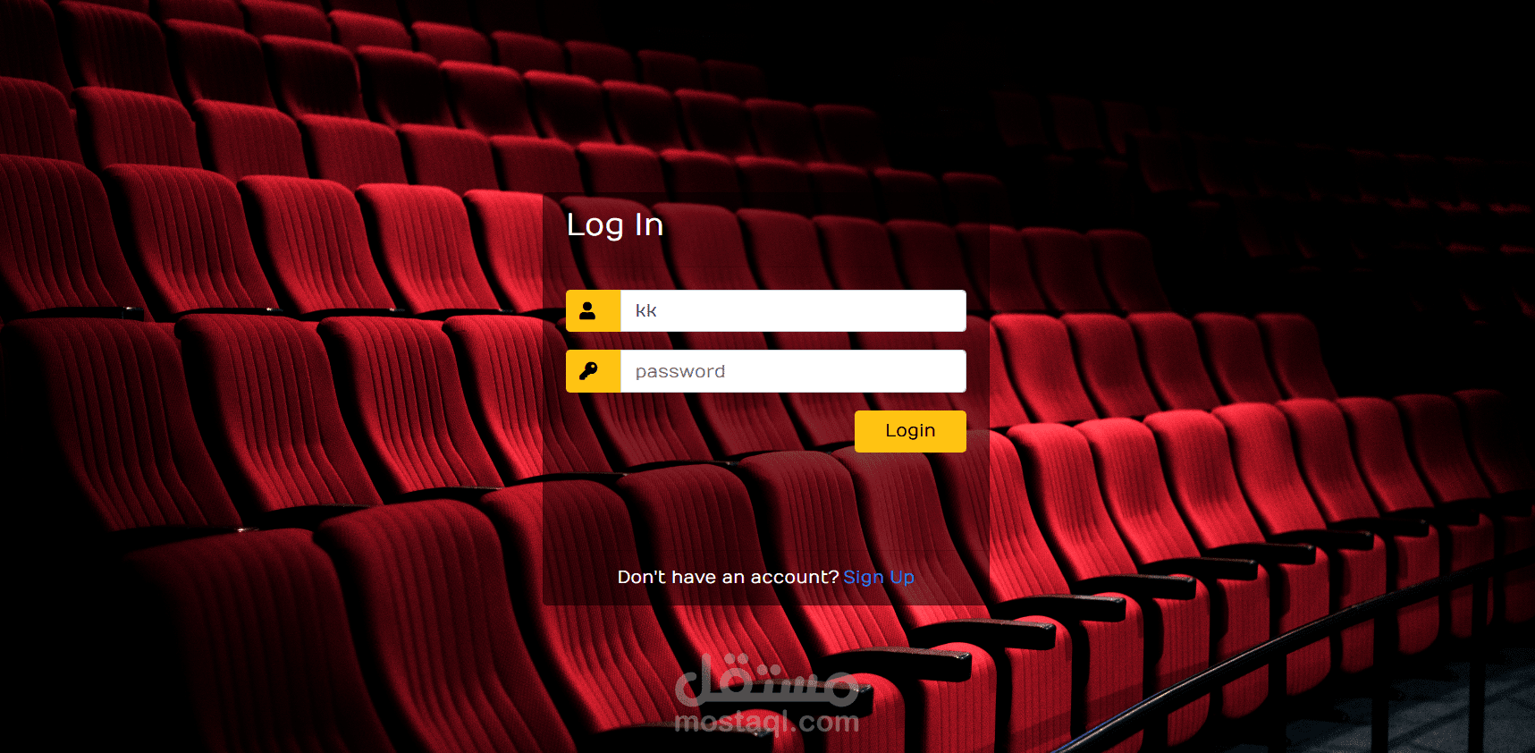 موقع أفلام بسيط باستخدام node.js