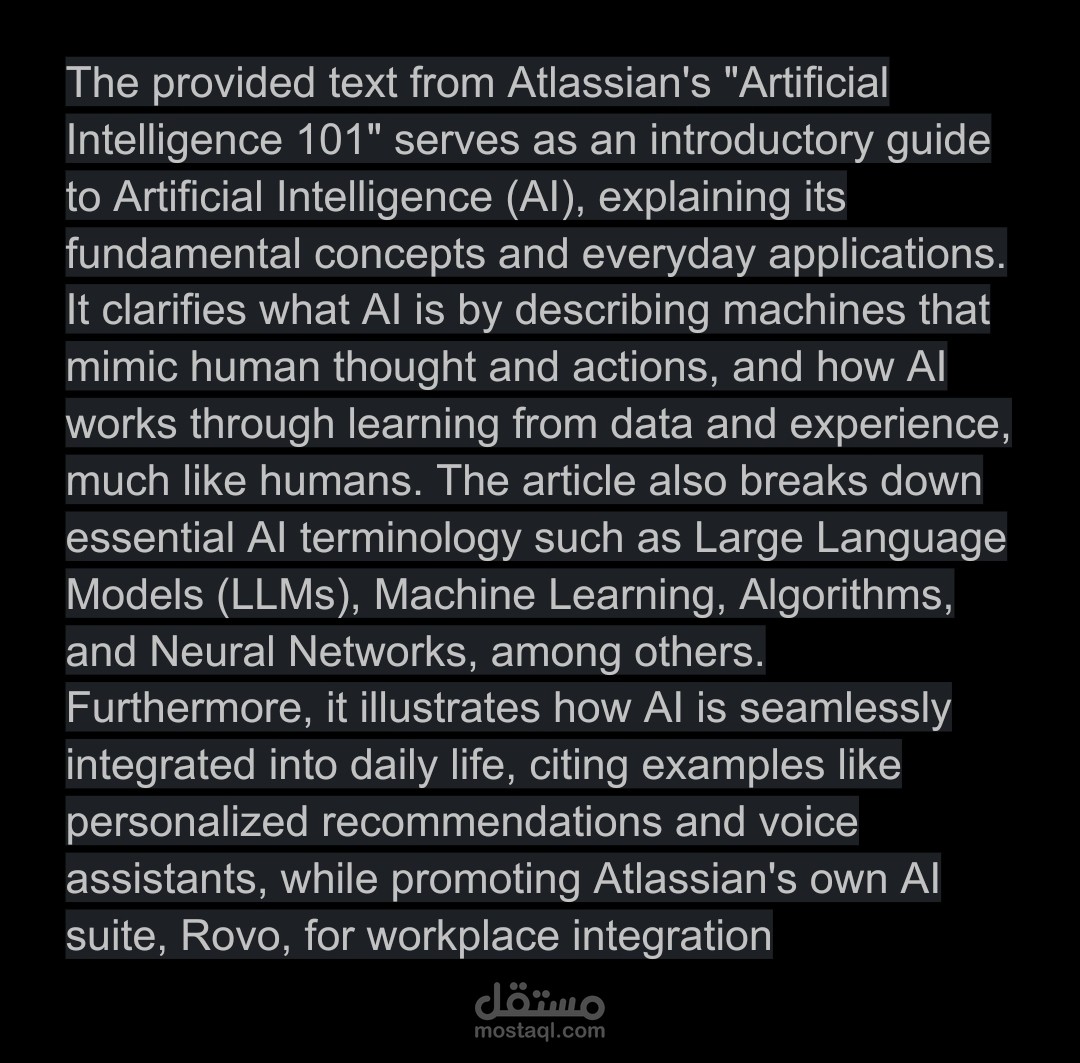 Using AI and how does it work.