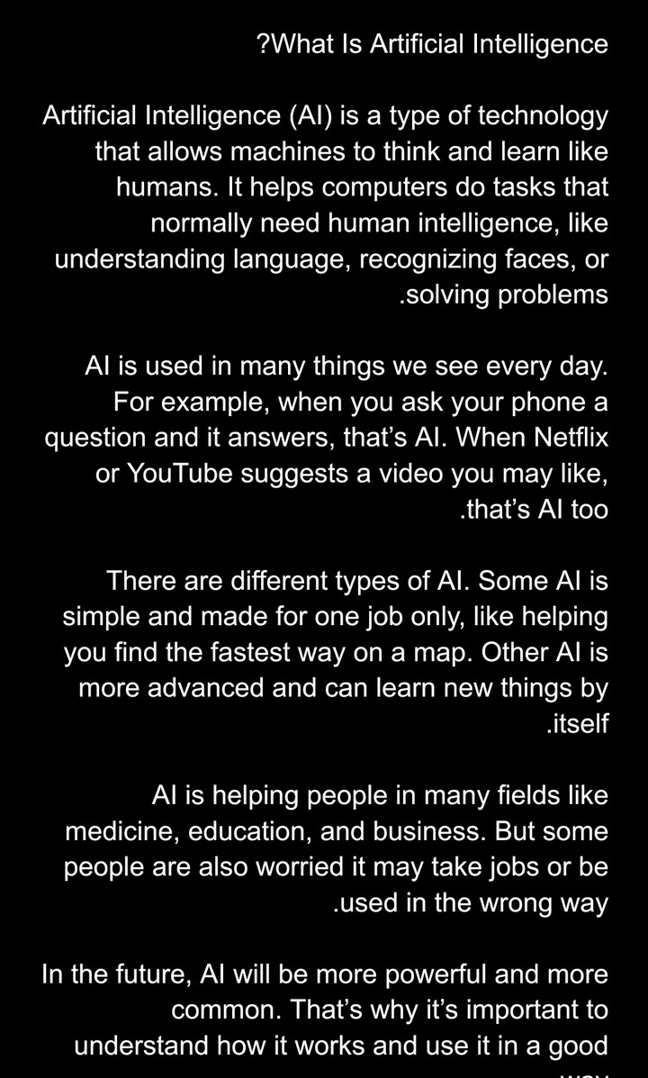 ?What is artificial intelligence