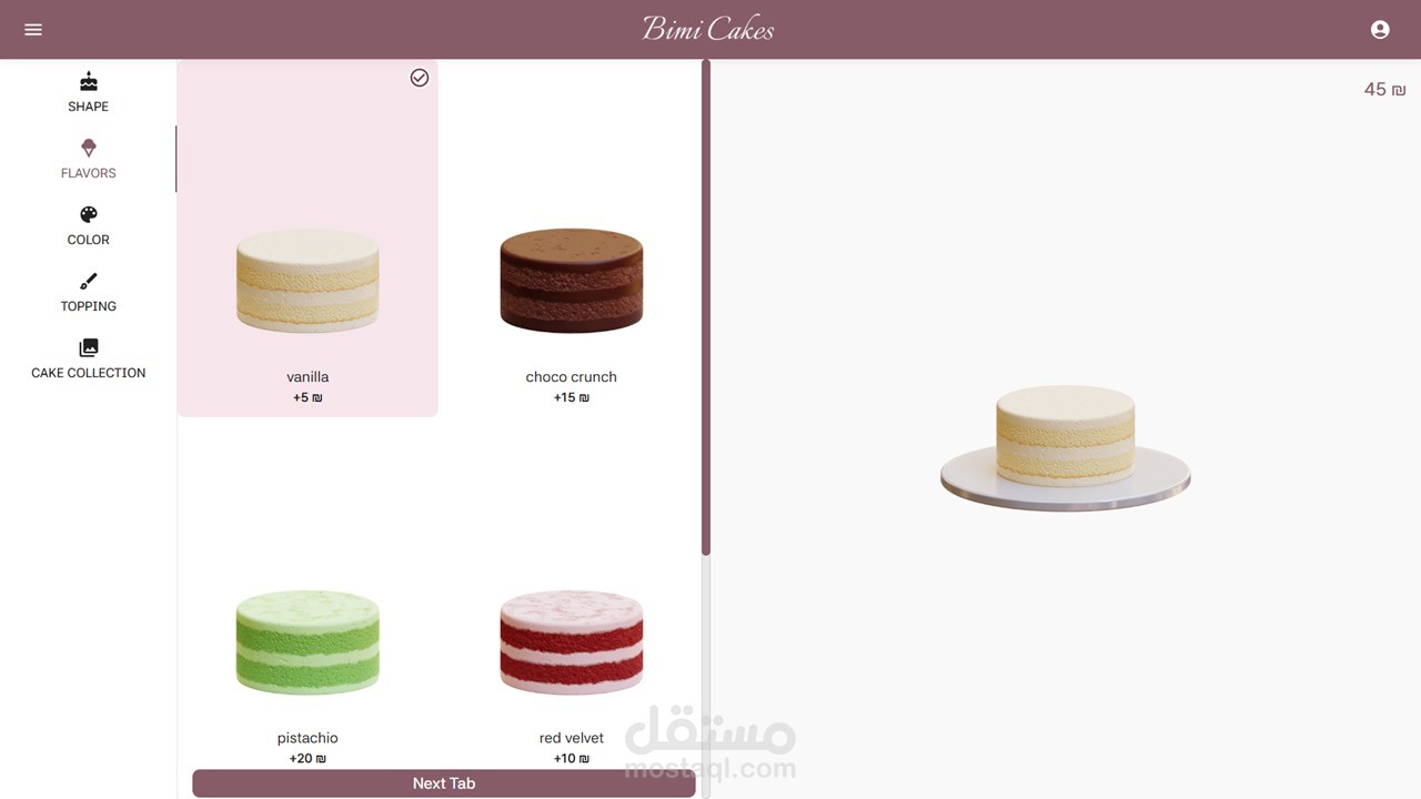 Bimi Shop Cakes