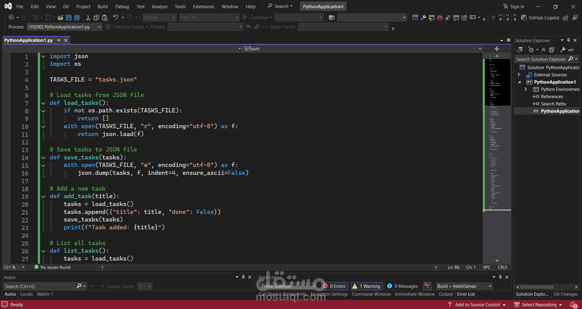 task mange by python