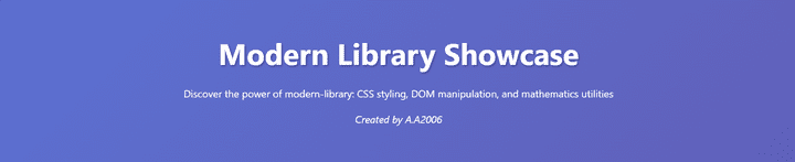 مكتبة اكواد Modern Library خاصة بي