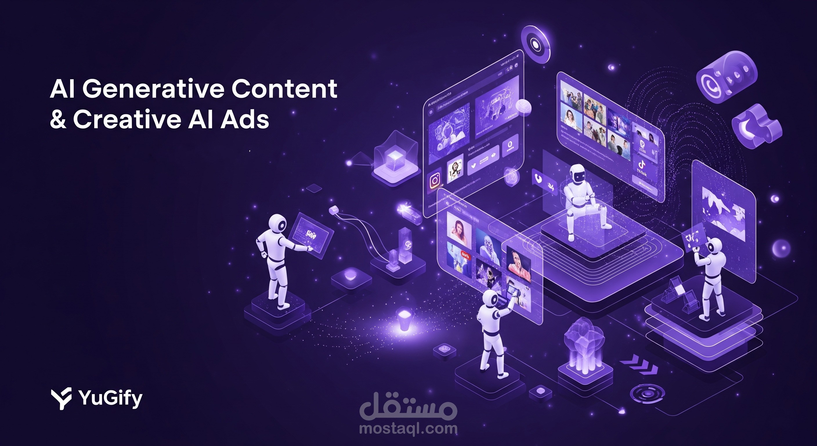 AI Generative Content & Creative AI Ads & UGC Ads - فيديوهات بالذكاء الاصطناعي & اعلانات بالذكاء الاصطناعي