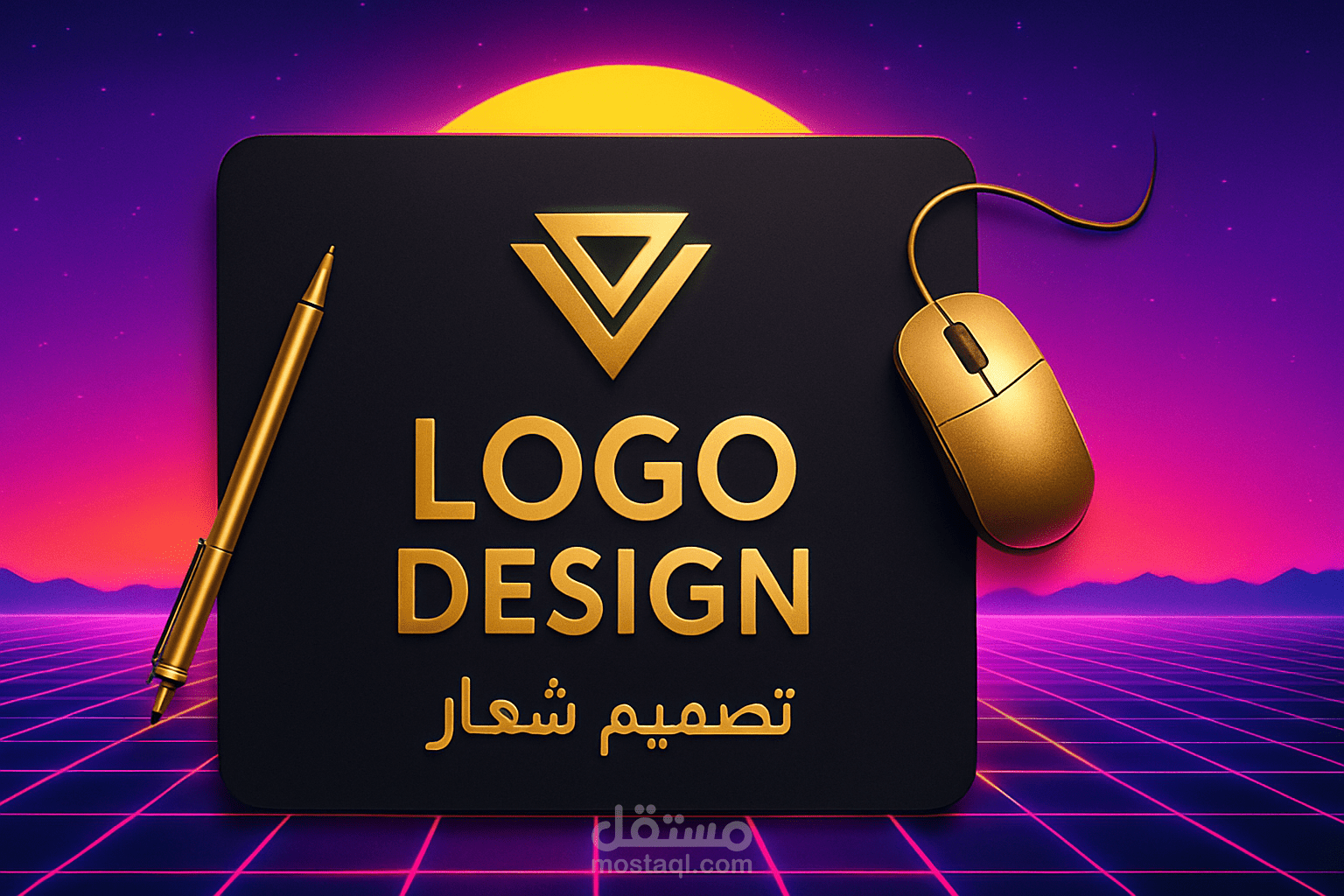 تصميم شعارات وهويات بصرية بأسلوب عصري واحترافي
