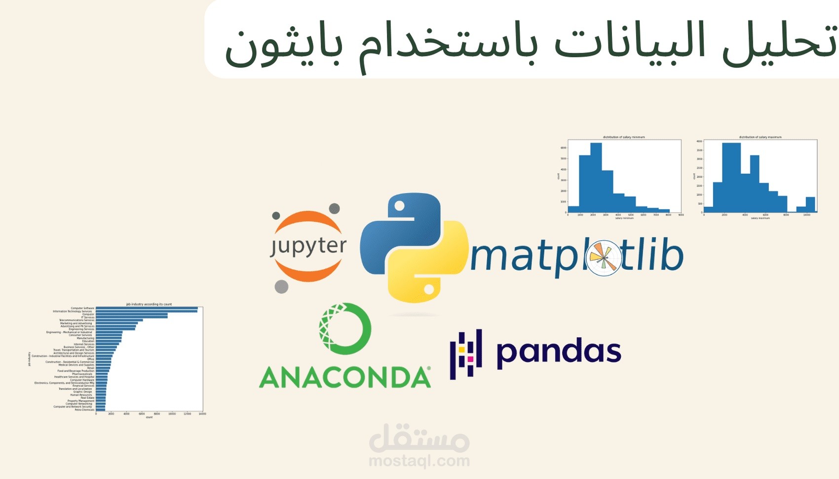 عمل تحليلات بيانات متقدمة باستخدام Python (Pandas / Matplotlib)