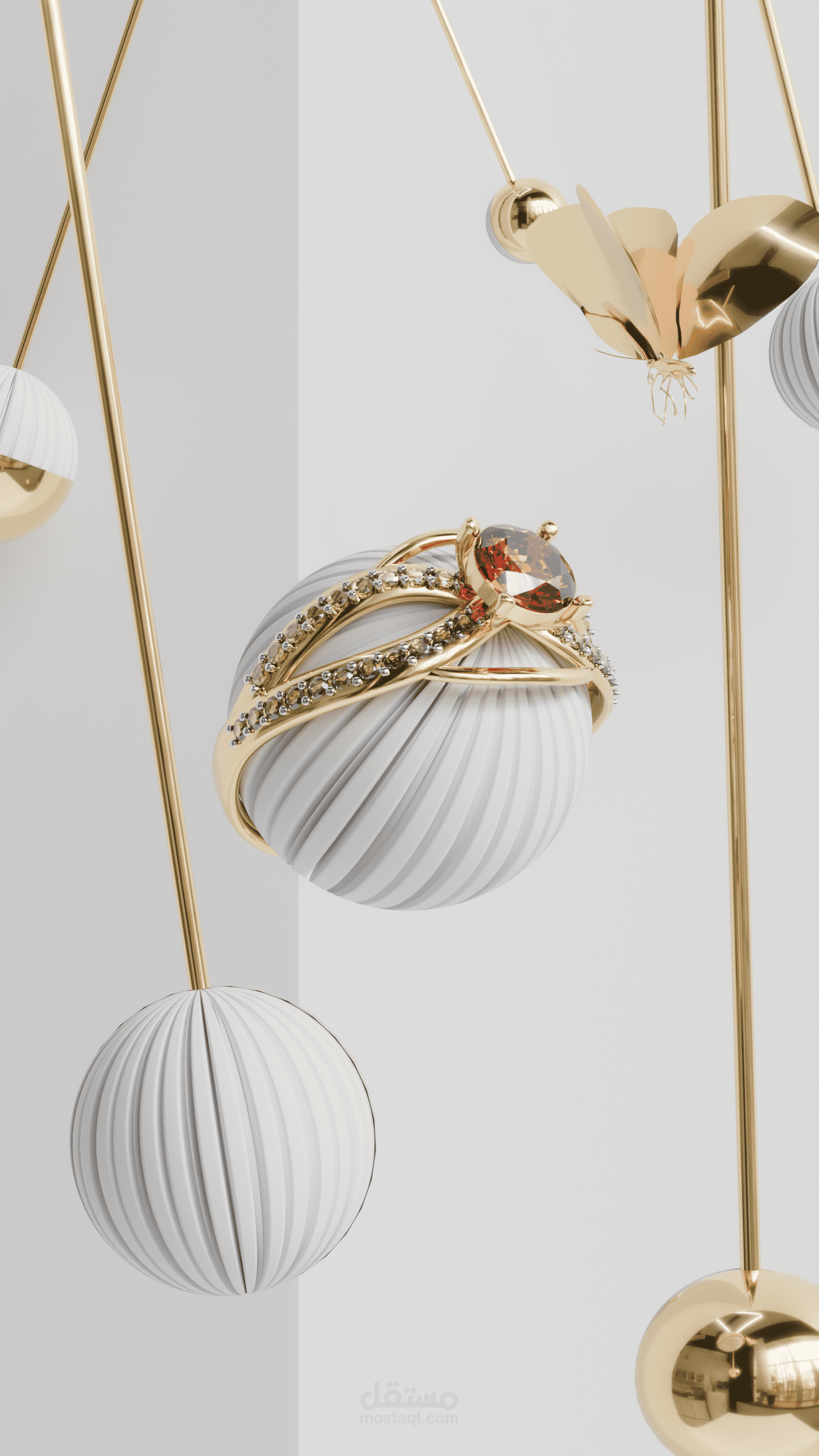 3D Jewelry Advertisement