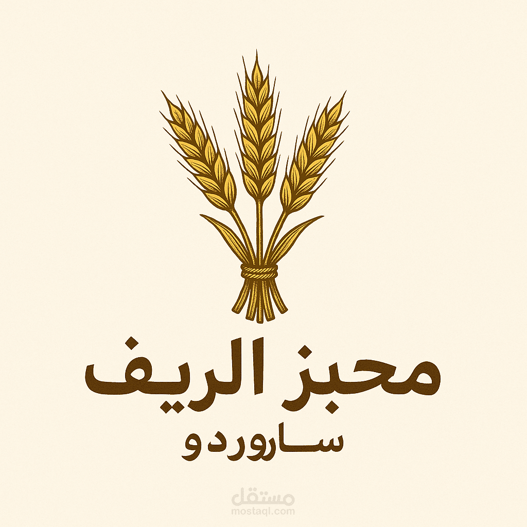 تصميم شعار أنيق لمخبز تقليدي متخصص في الخبز الطبيعي (سوردو