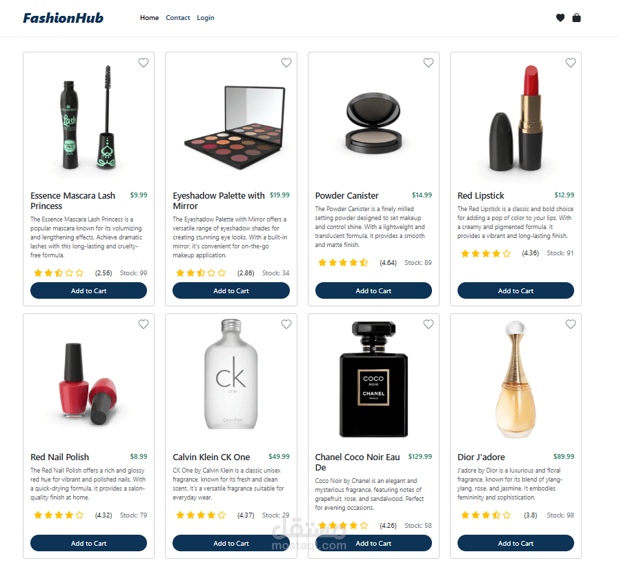 React E-commerce