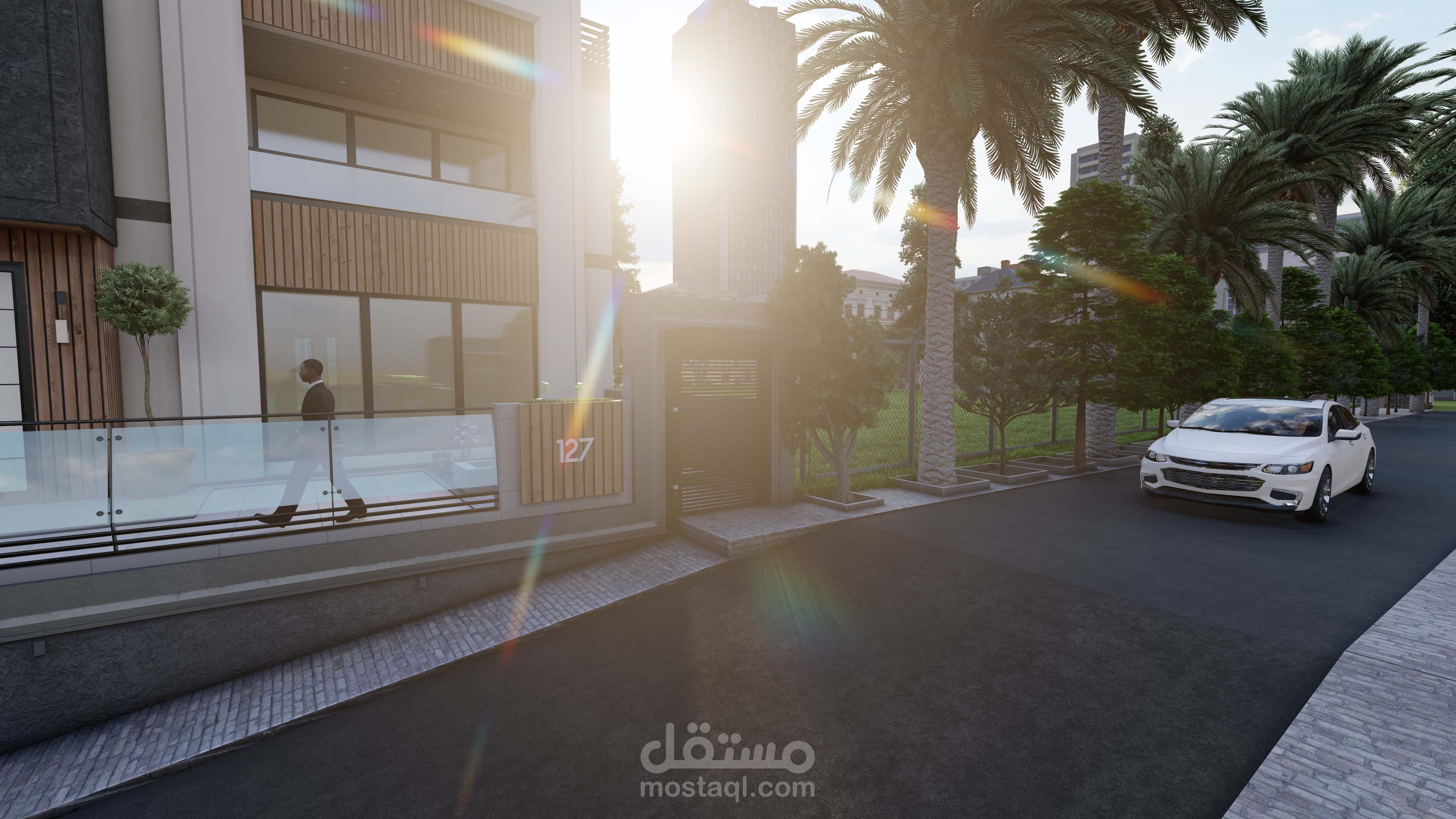 واجهة فيلا سكنية