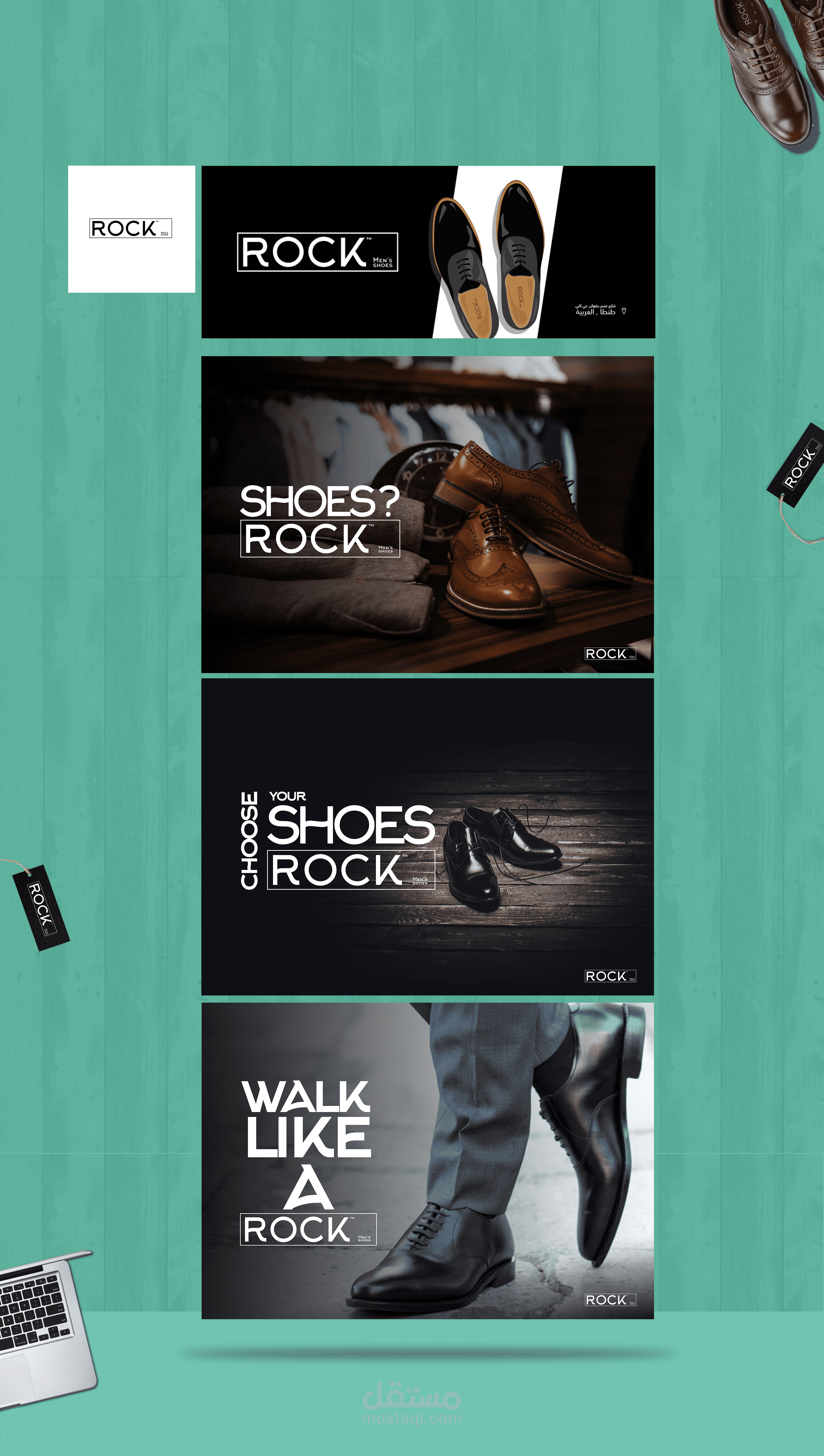 Rock Men's Shoes |Branding