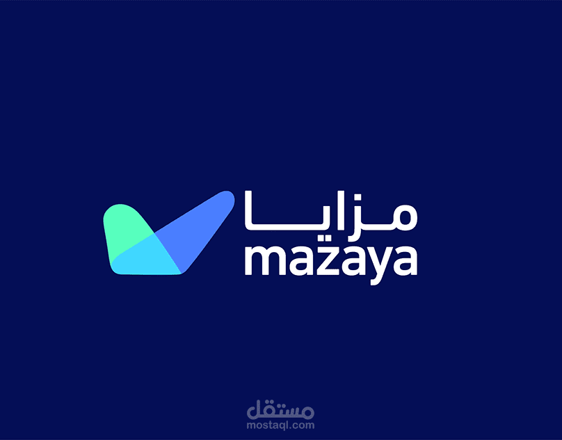 تصميم هوية شركة Mazaya Branding