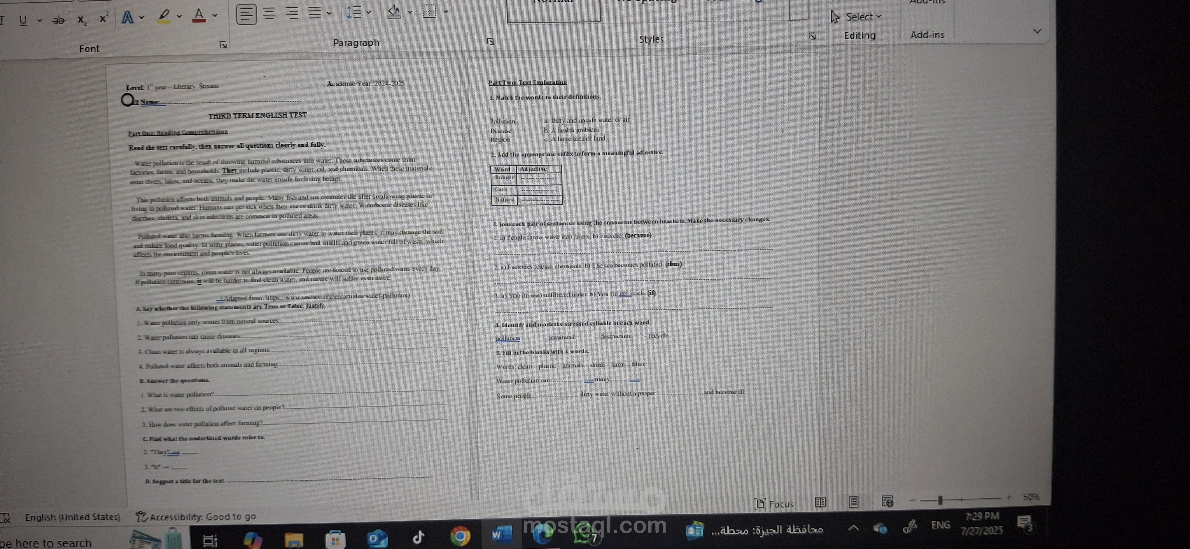 Designing tests
