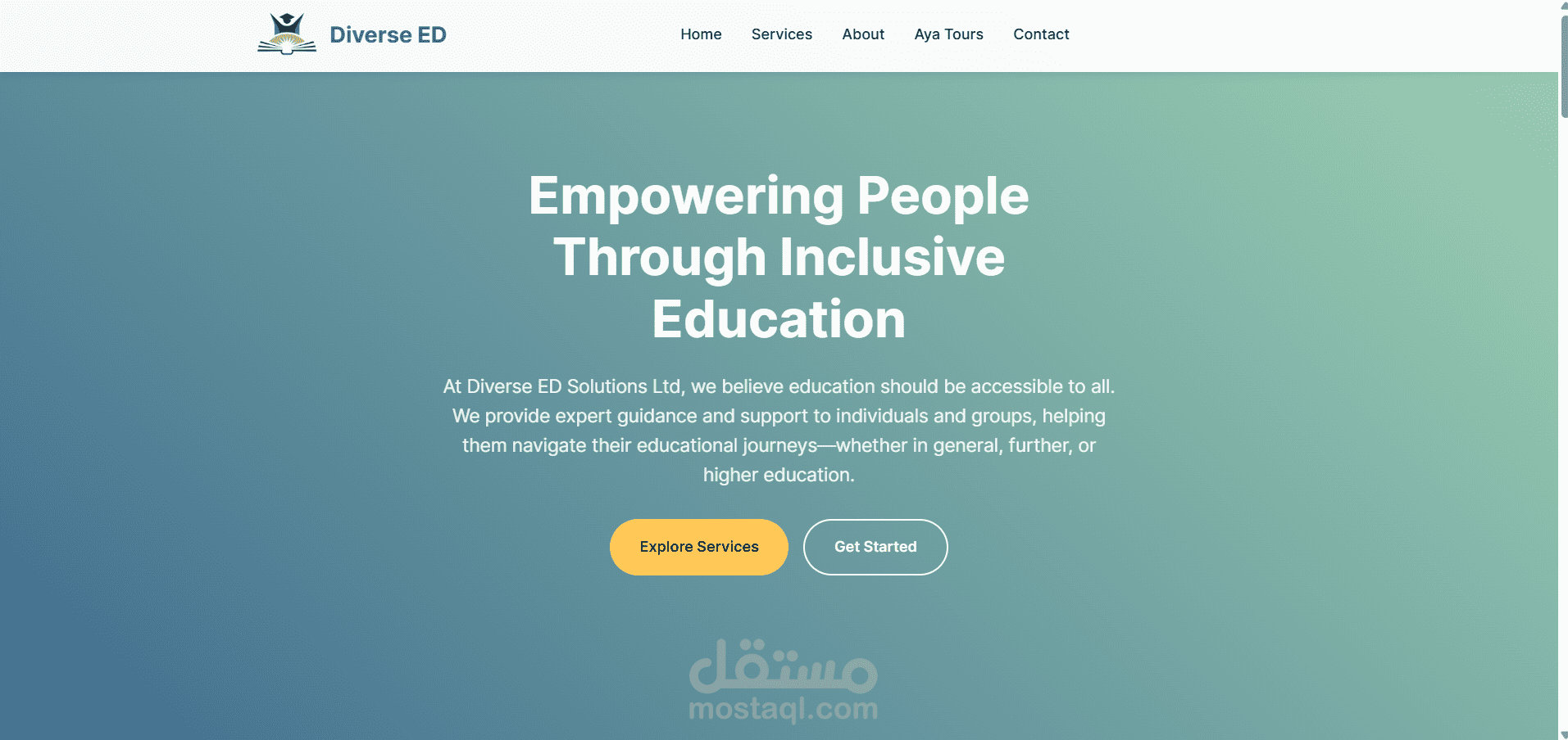 Diverse ED Solutions Ltd – Full-Stack Web Development