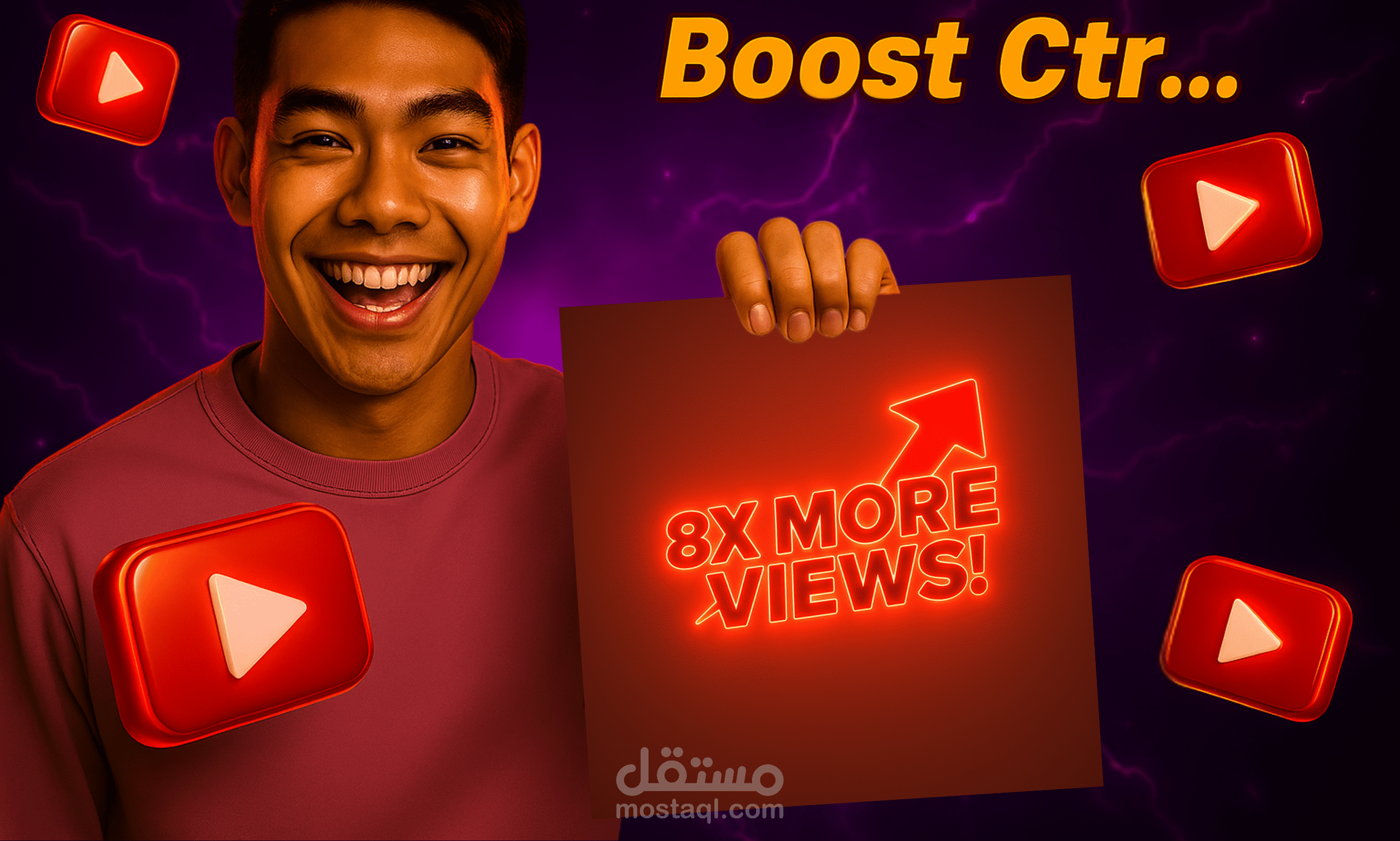 تصميم مصغّرات YouTube يحقق حتى 8X مرات أكثر من المشاهدات!