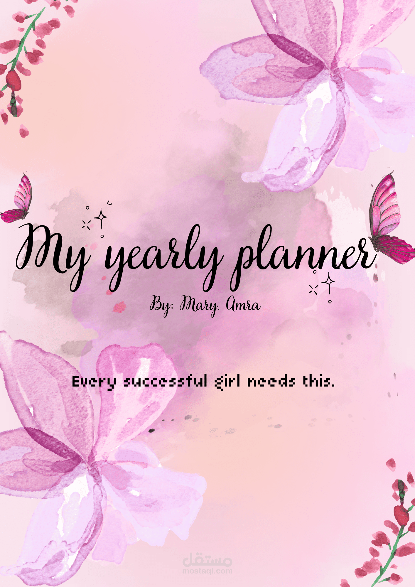 Girls yearly planner