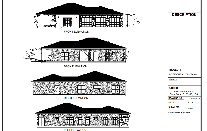 Structural Design and Calculation Support for PE-Stamped Residential Project