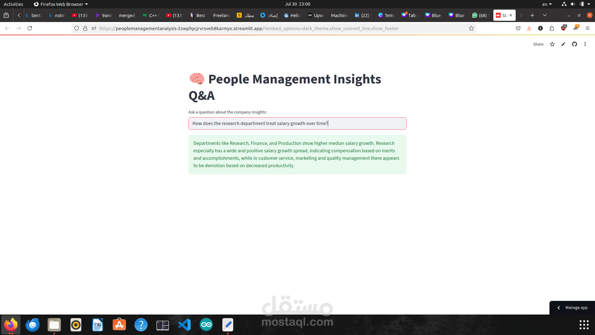 People Analytics Dashboard: Employee Tenure, Salary Progression & Departmental Insights