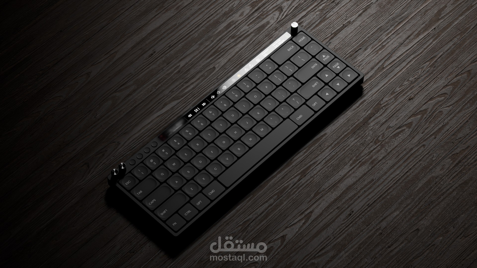 "تصميم عصري لكيبورد ميكانيكي – Modern Custom Mechanical Keyboard"