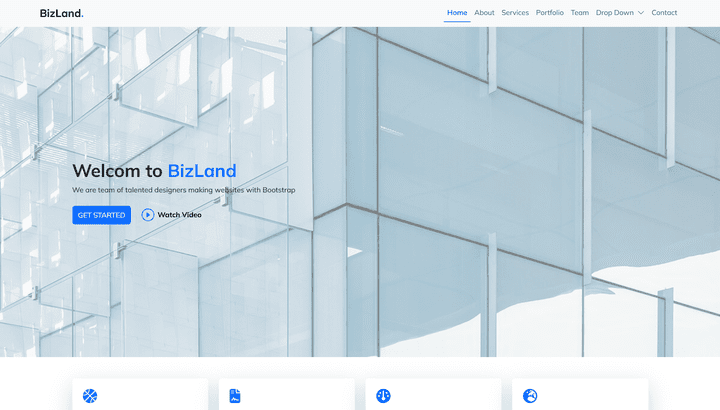 صفحة هبوط احترافية (Landing Page) – (متجاوبة بالكامل)