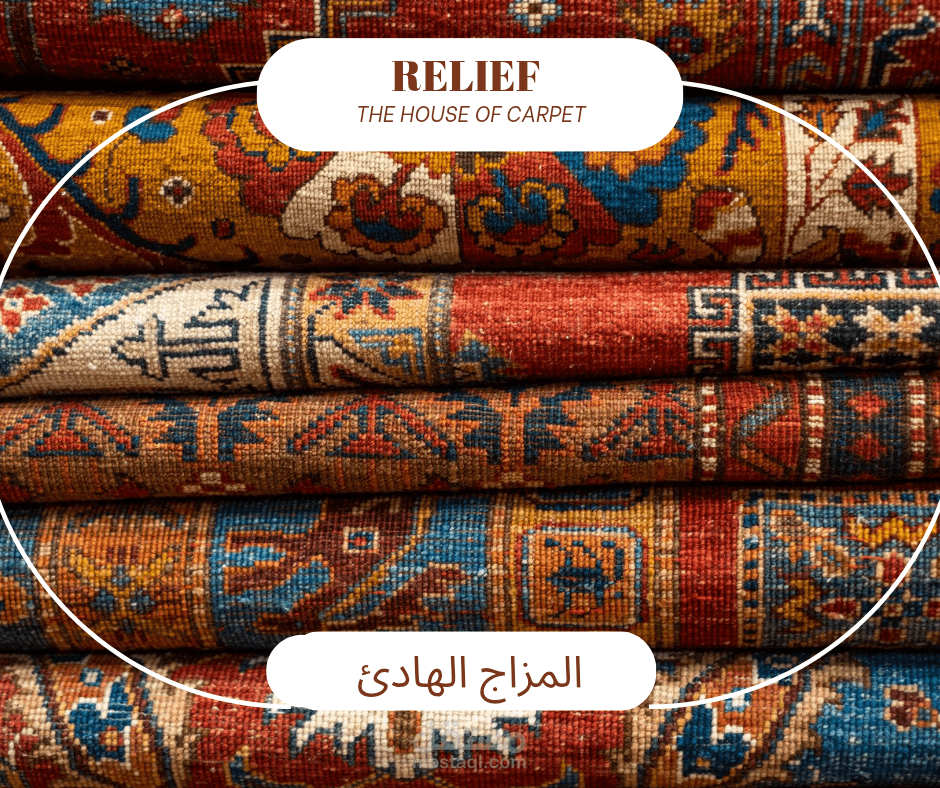 عمل إعلان لمعرض سجاد