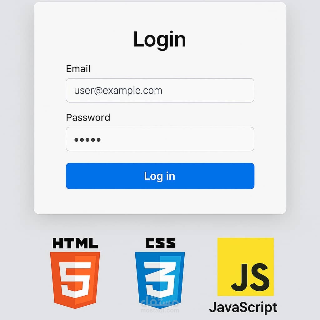 تطوير صفحة هبوط بسيطة باستخدام HTML وCSS