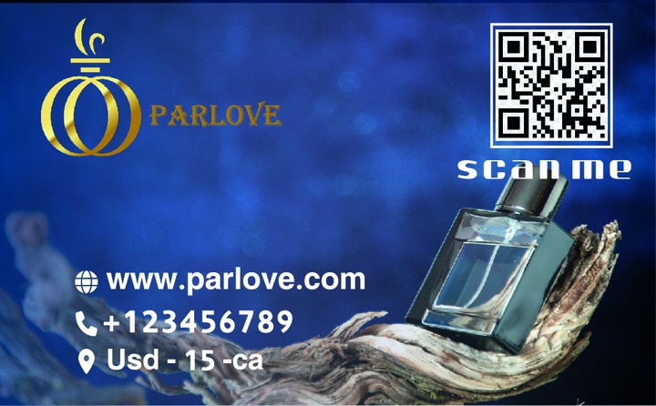 تصميم هوية بصرية فاخرة وبطاقة عمل لعلامة عطور (Parlove)