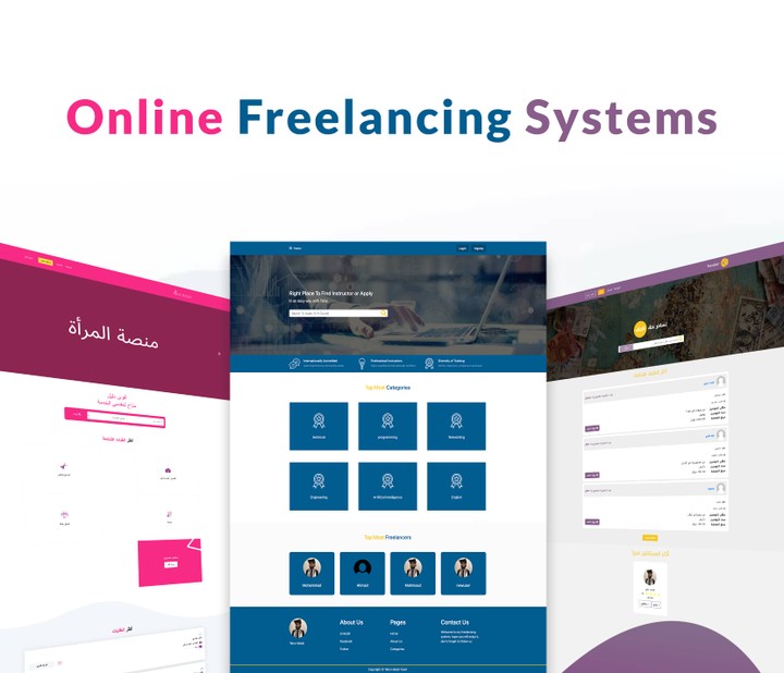 Online Freelancing Systems like Upwork, Mostaql