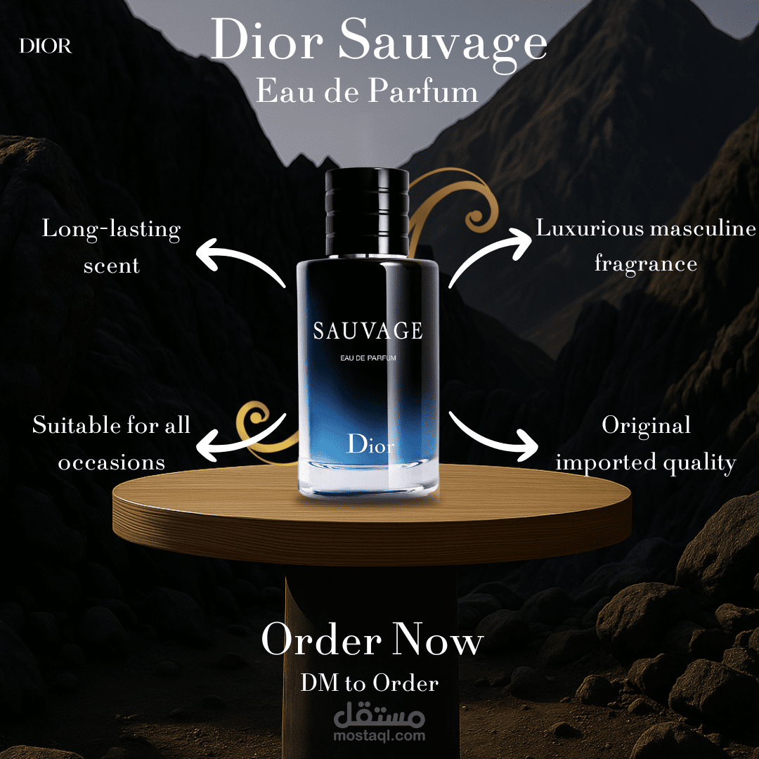 ديور سوفاج – مفهوم إعلان لعطر فاخر