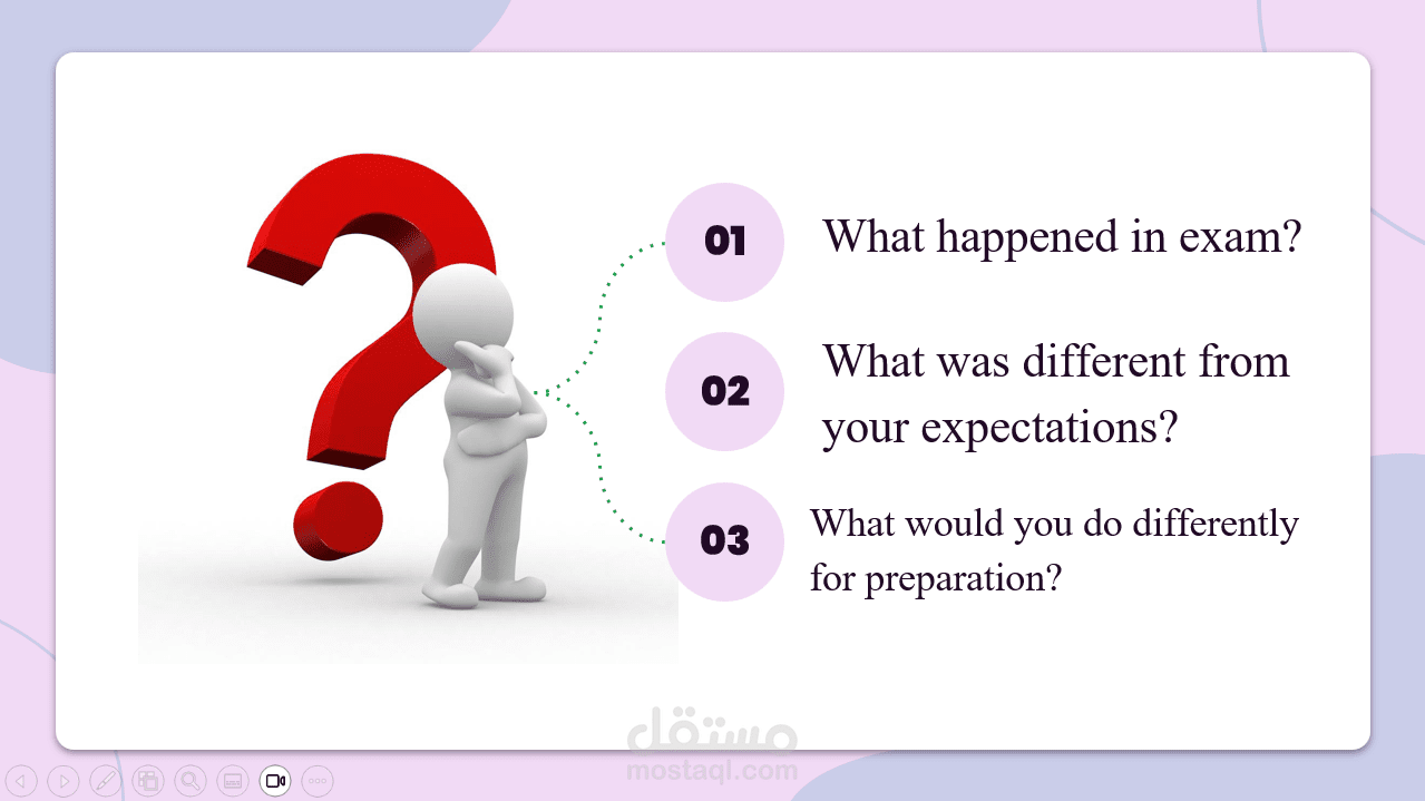 motivational PowerPoint presentation -"exam is just challenge