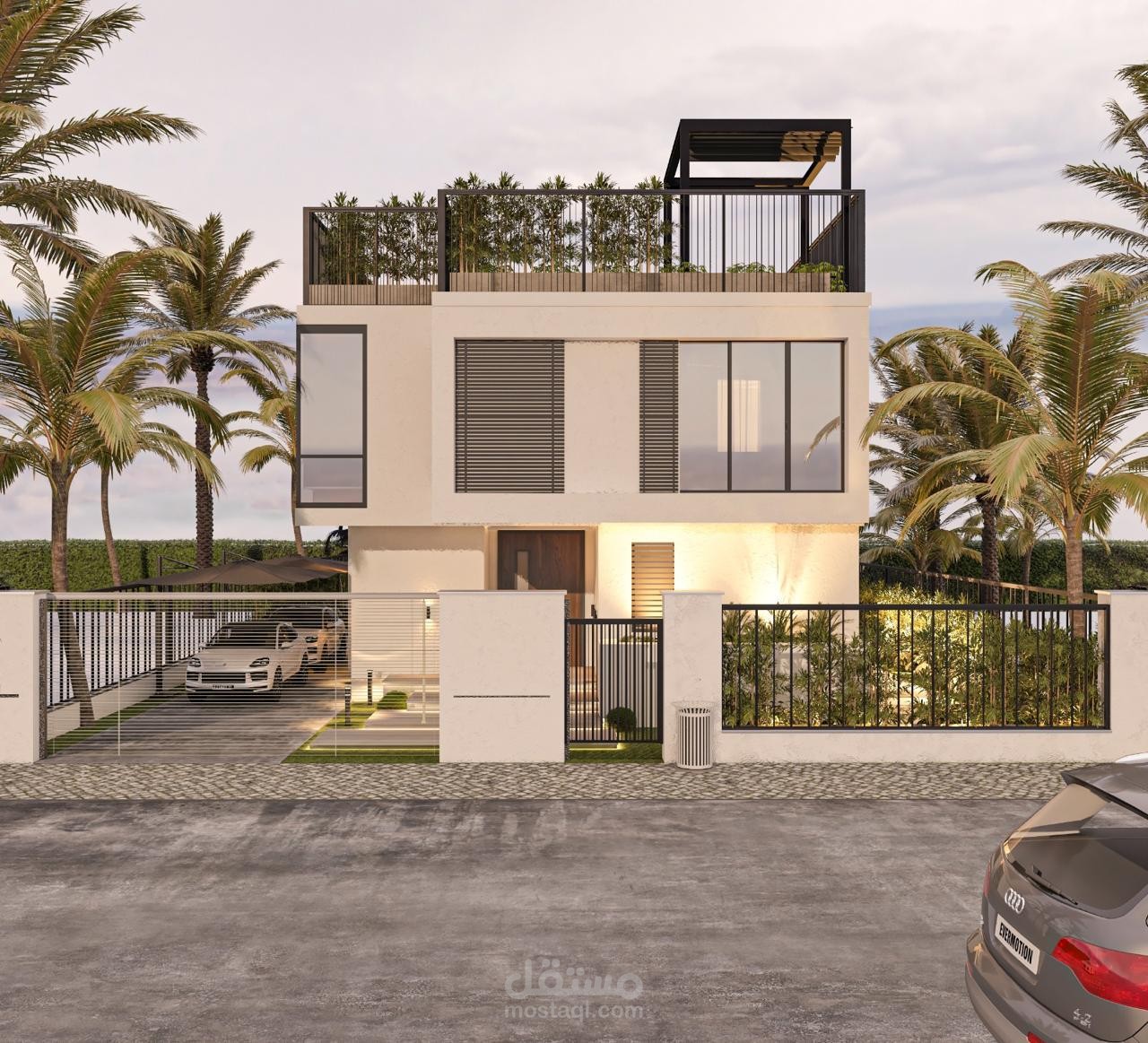 Private Villa - Interior, Exterior and Landscape Design / فيلا خاصة – تصميم داخلي وخارجي  ومناظر طبيعية