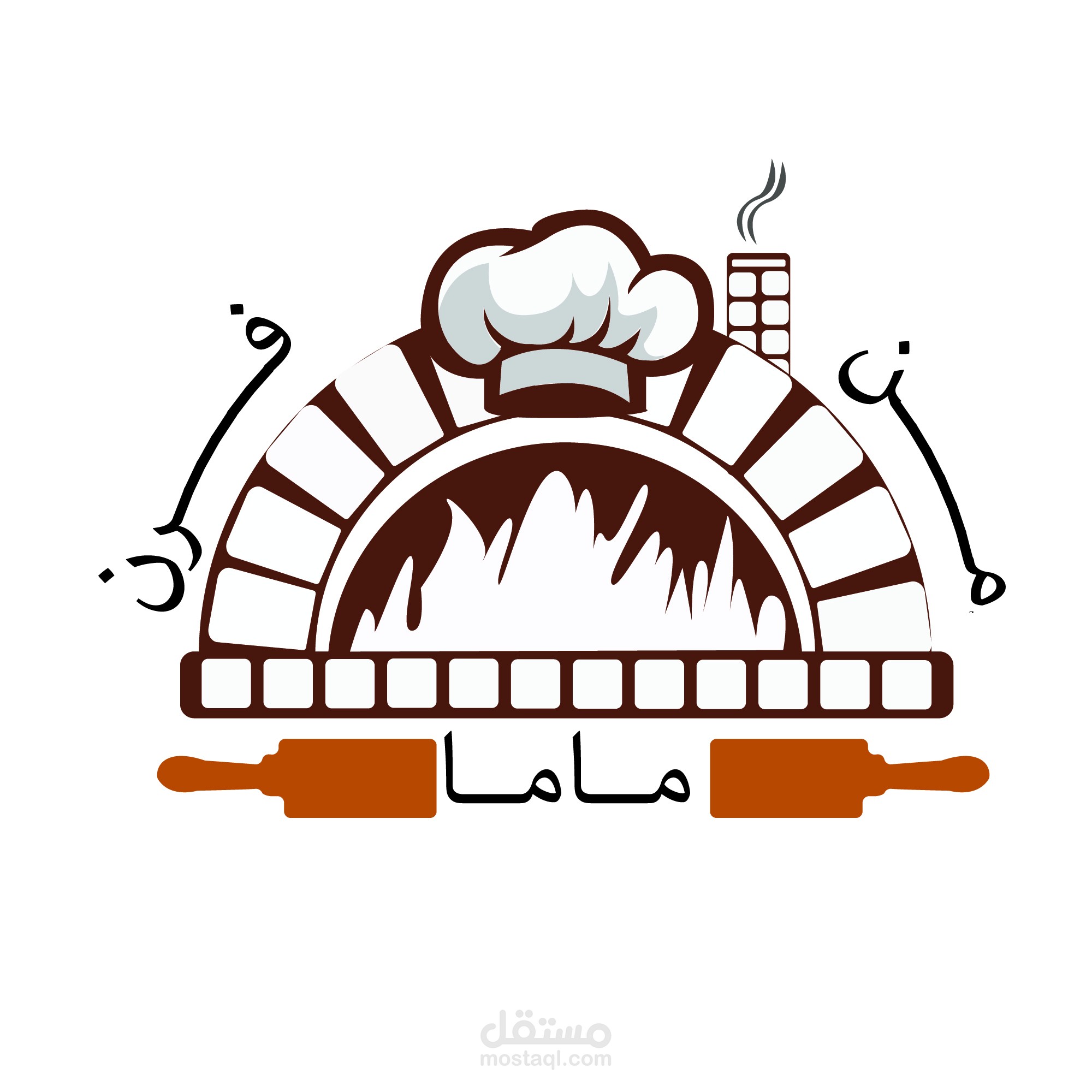 هوية بصرية لصفحة دوناتس وسنابون