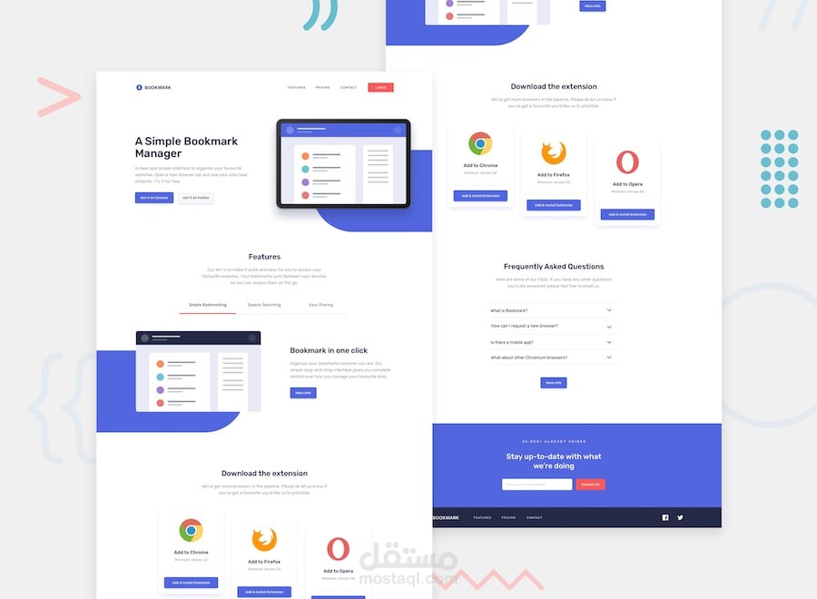 صفحة هبوط | Landing Page