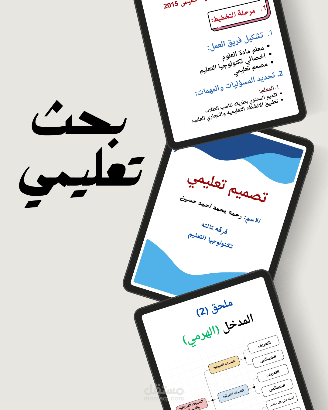 بحث تعليمي لحل مشكله تعليميه