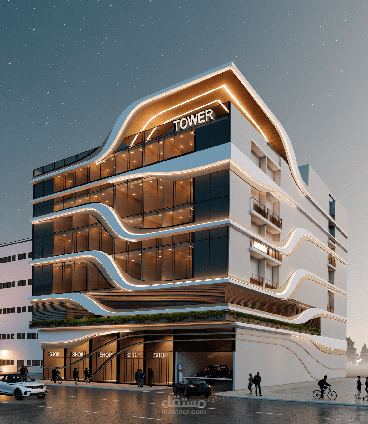 PROPOSED G+M+1 PARKING + 4 BUILDING +ROOF