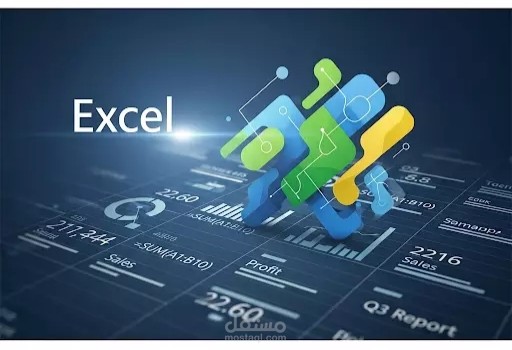 إدخال بيانات باستخدام برنامج Excel