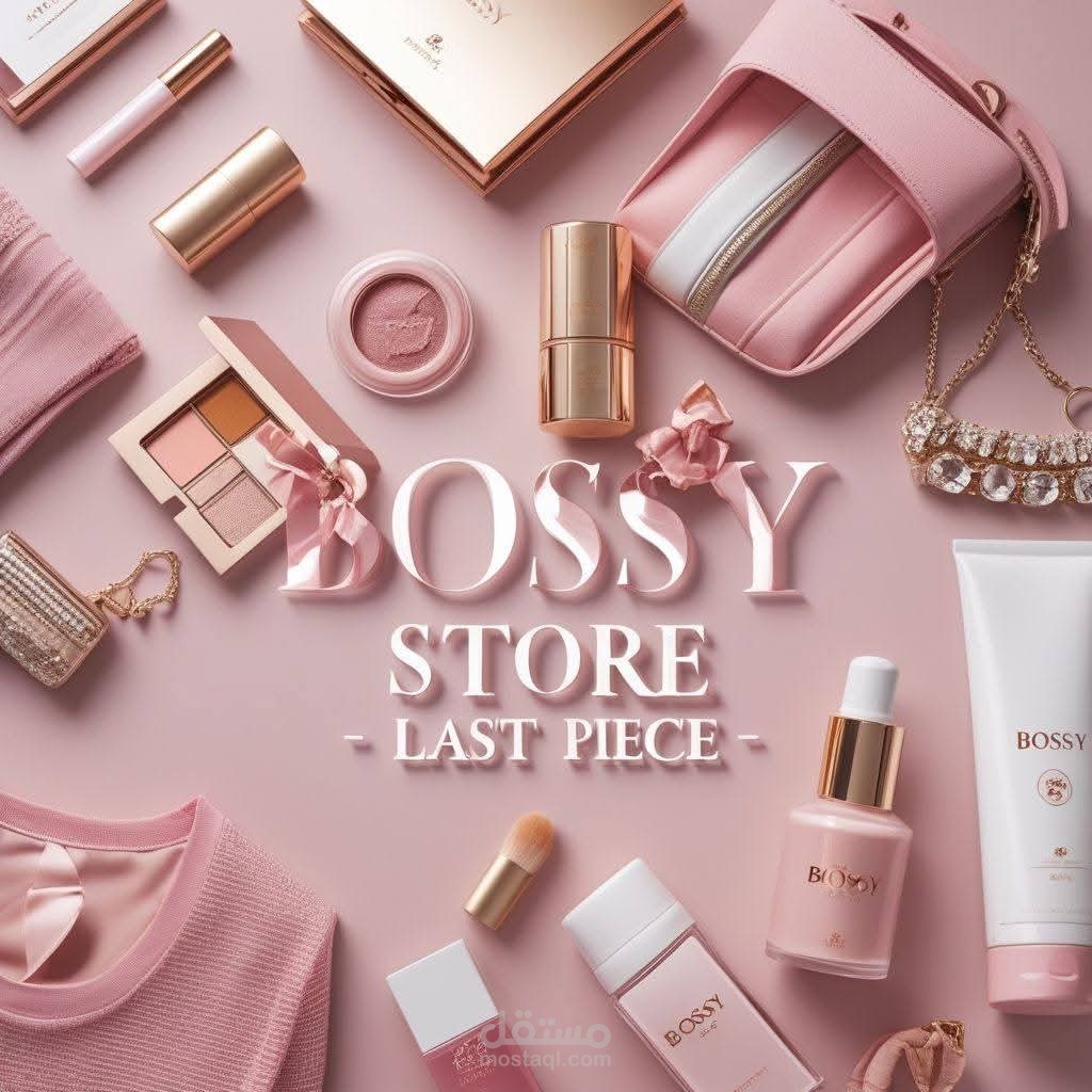 تصميم لوجو وهوية بصرية لصفحة فيسبوك – Bossy Store | Last Piece