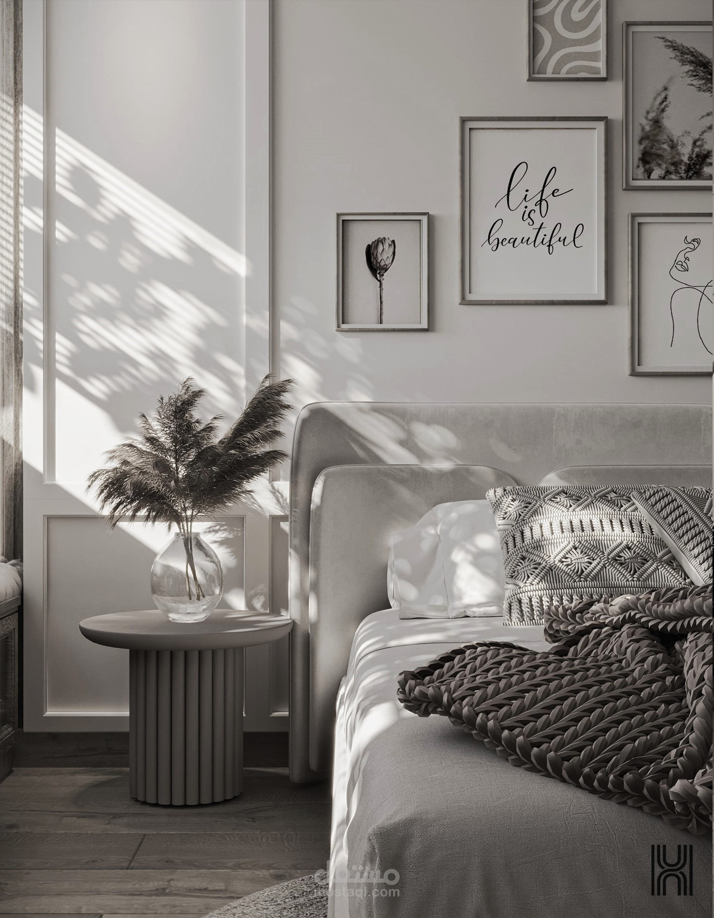 Modern girl bedroom