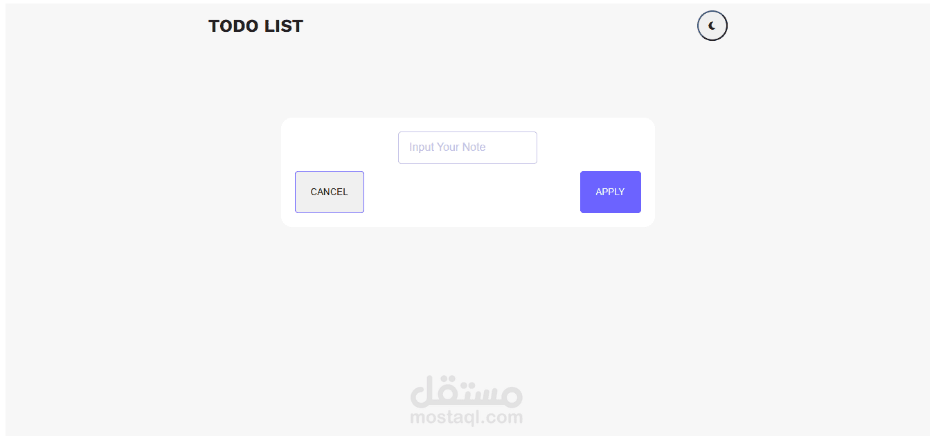TODO LIST