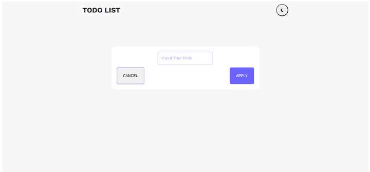 TODO LIST
