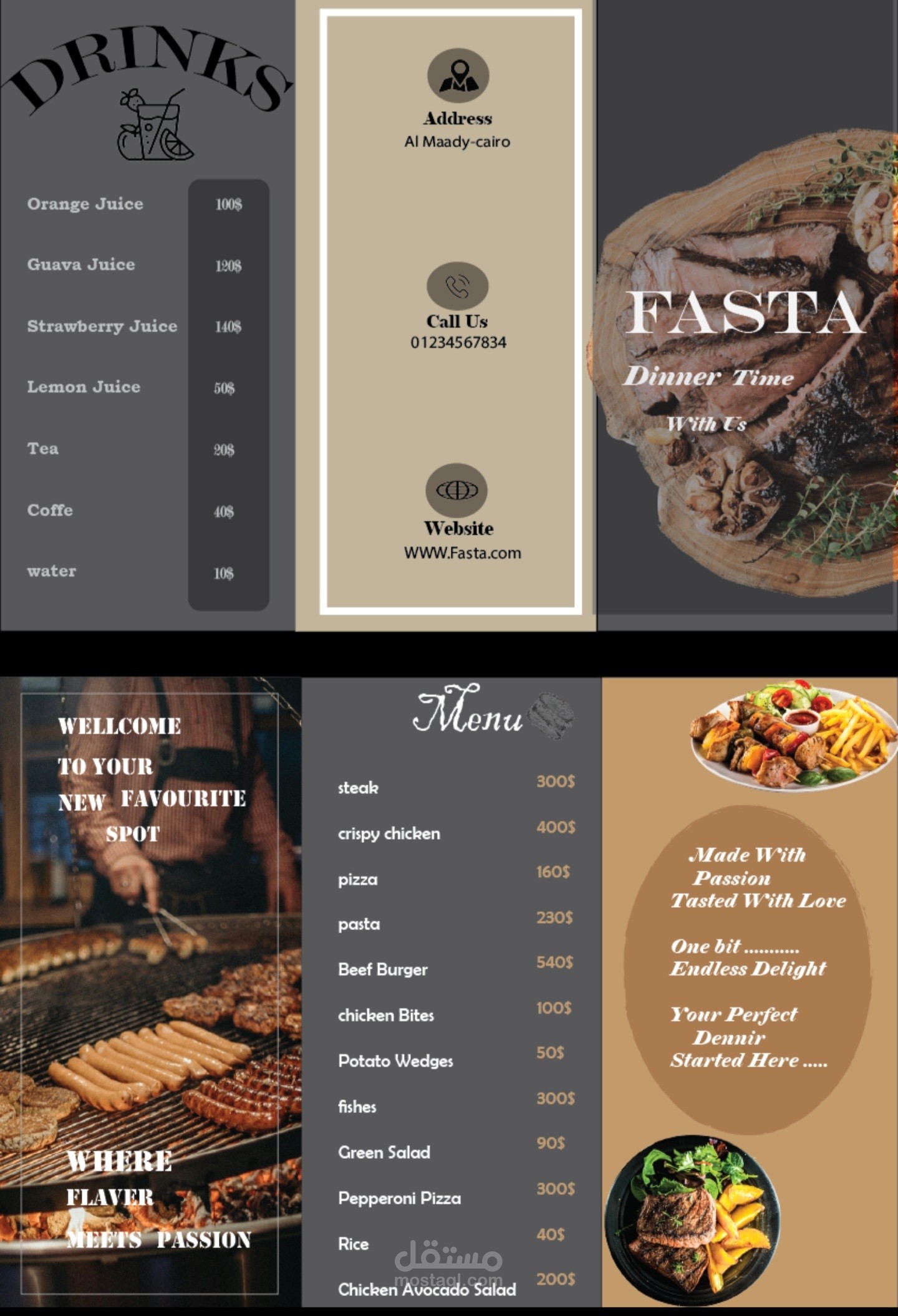 Restaurant Menu