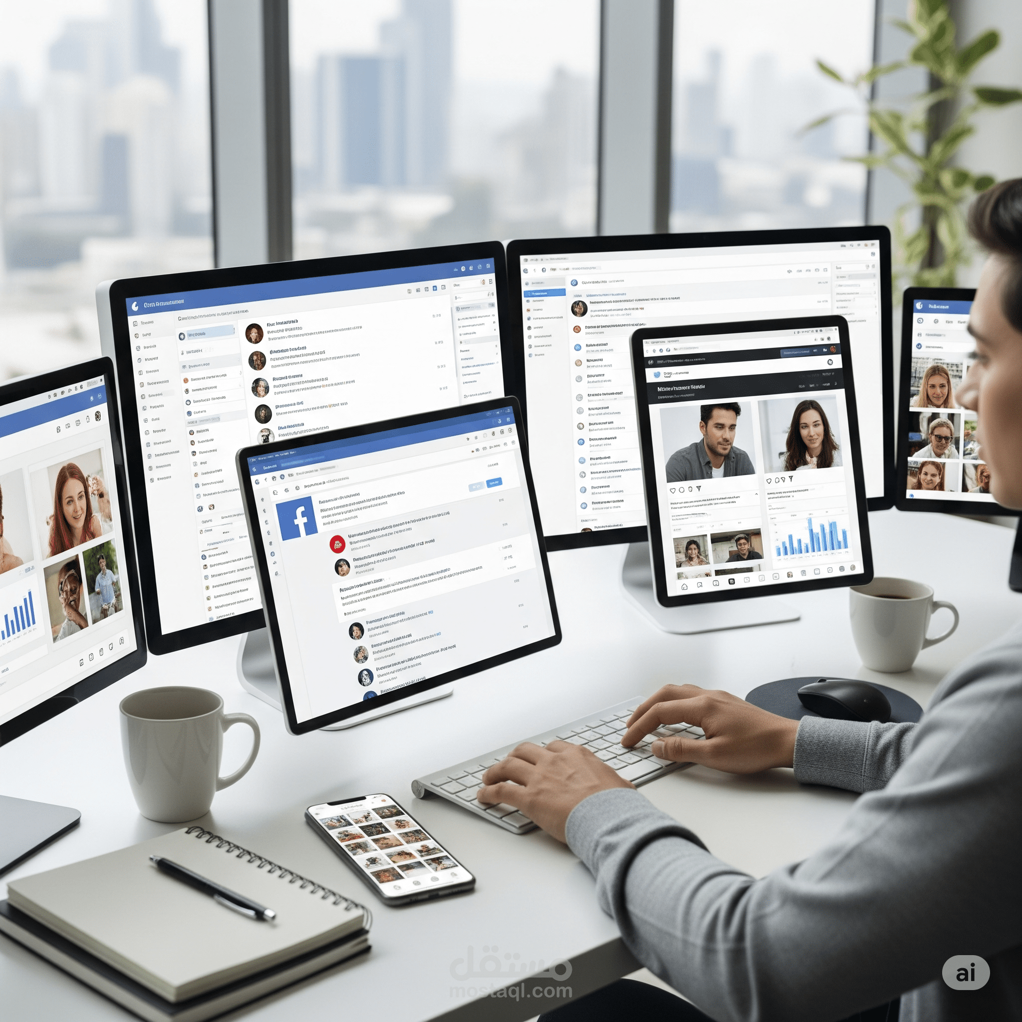 إدارة صفحتك على مواقع التواصل الاجتماعي باحترافية
