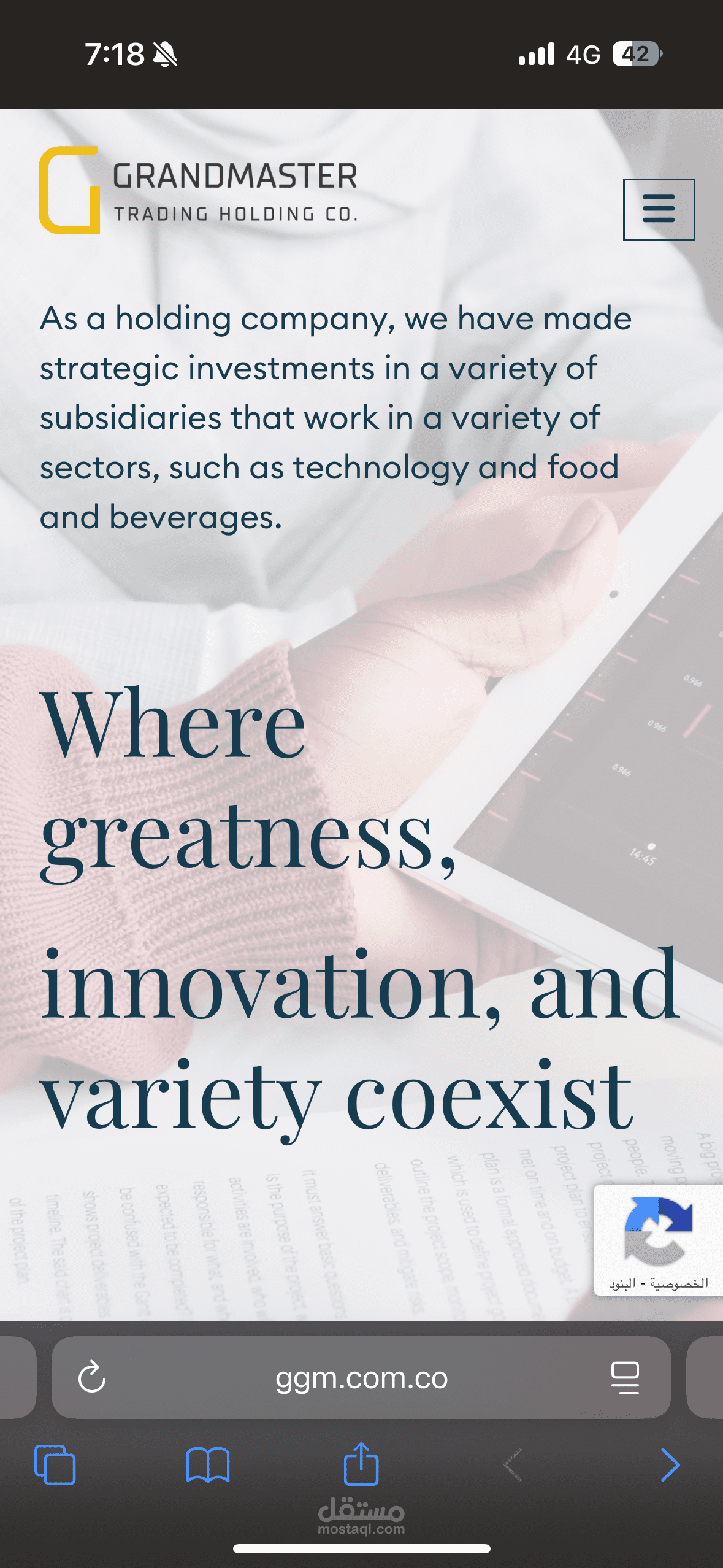 Ggm holding company website