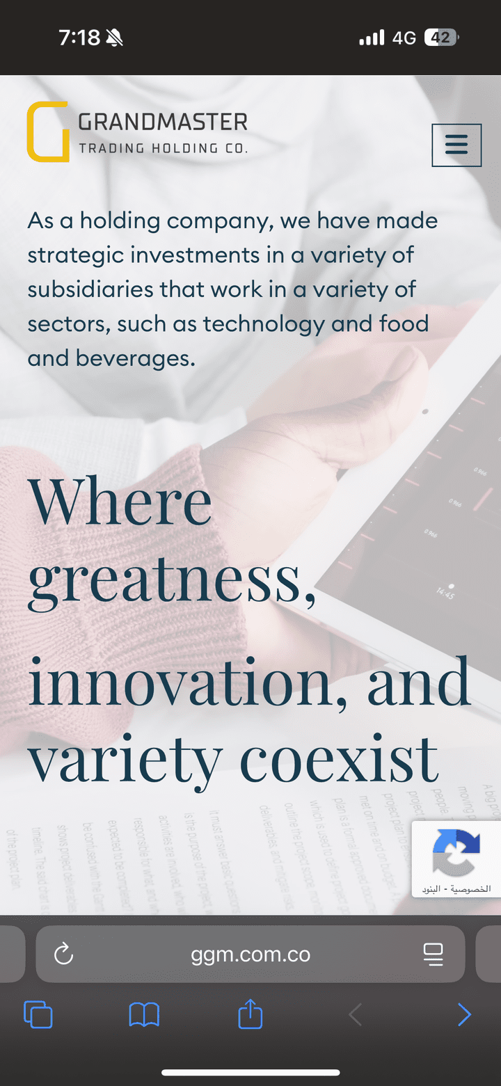 Ggm holding company website